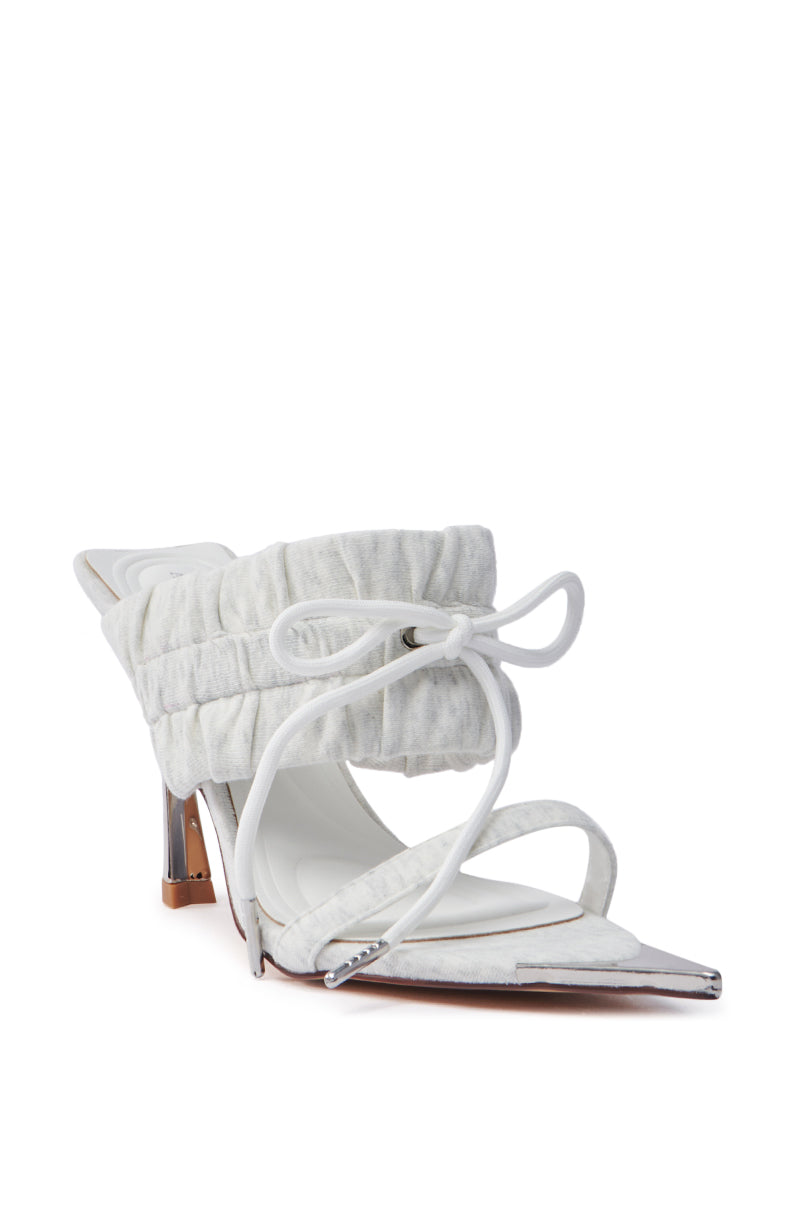 AZALEA WANG LUNETTE GREY SANDAL