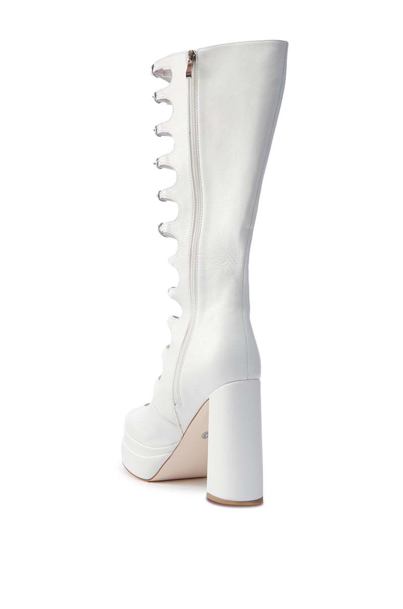 AZALEA WANG MARRIGOLD BOOT IN WHITE