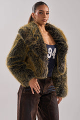 LIMONCELLO FAUX FUR COAT