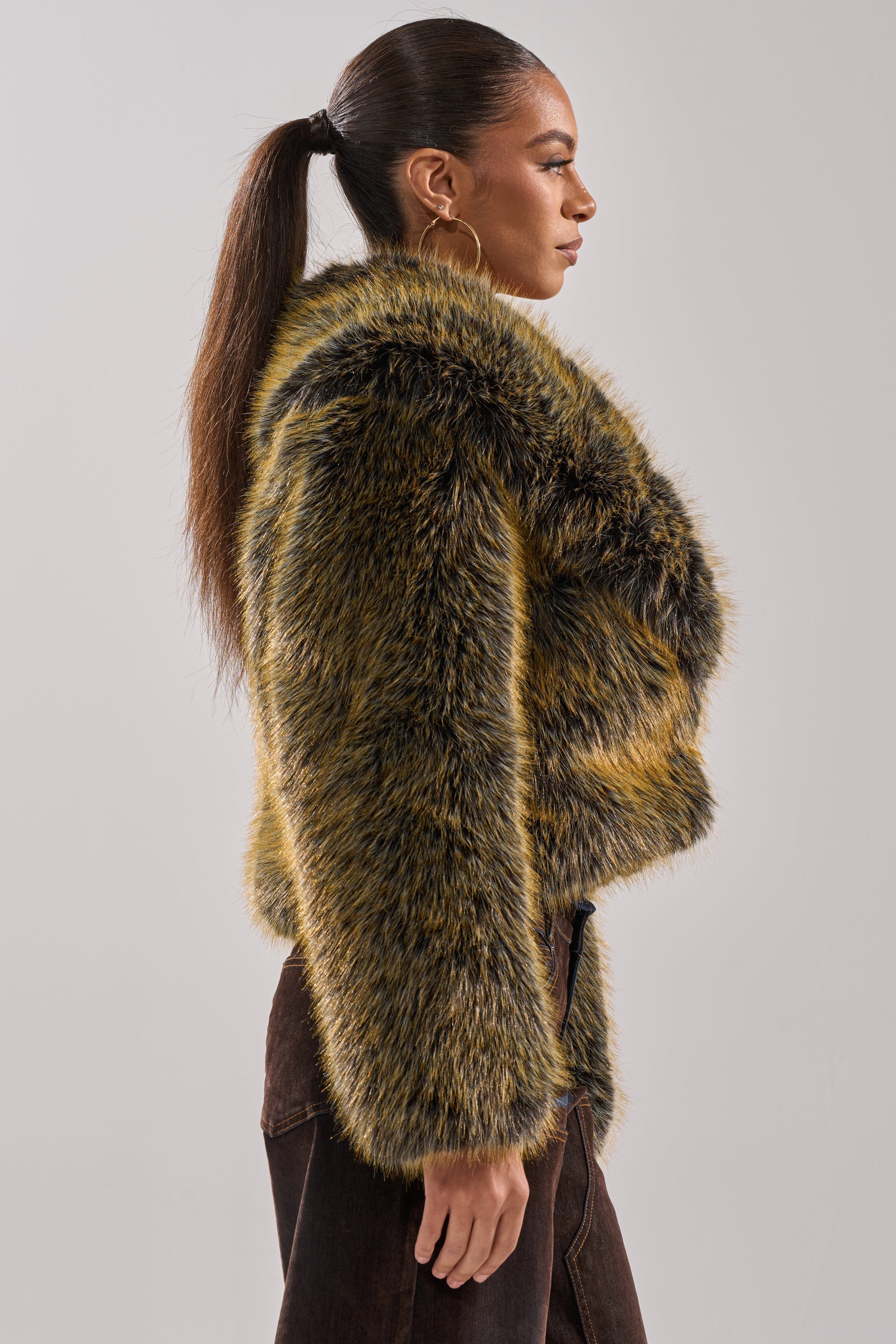 LIMONCELLO FAUX FUR COAT