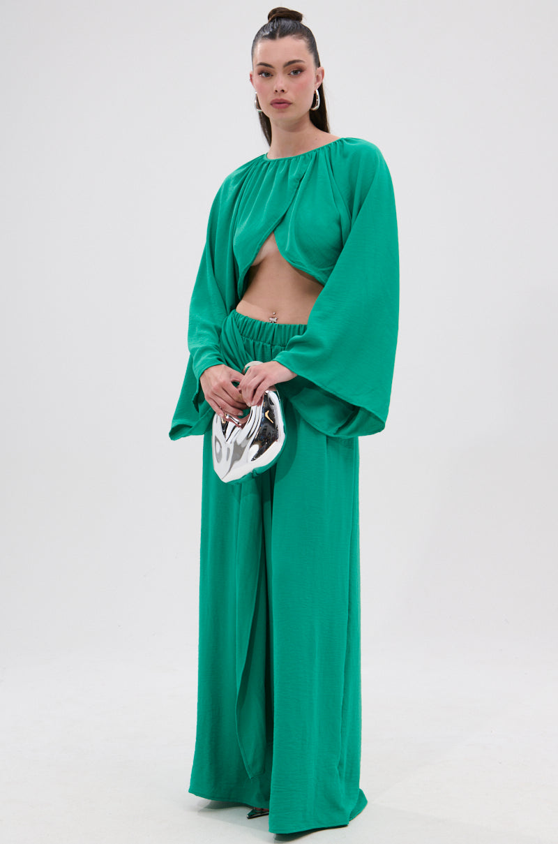 CALL ME LATER CROSSOVER BLOUSE