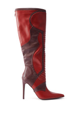 AZALEA WANG RODRIGO RED BOOT STILETTO