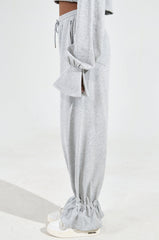A CALM FLEX JOGGER PANT IN HEATHER GREY