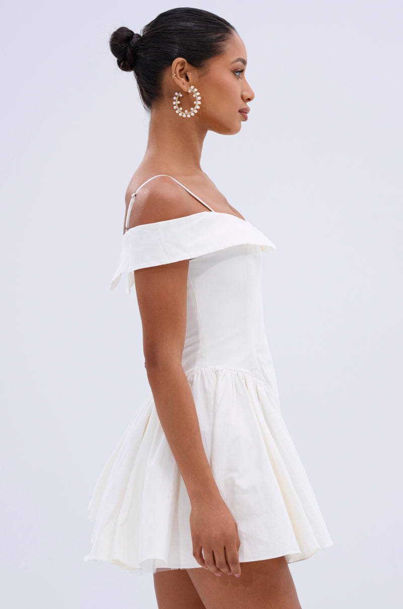 CALIFORNIA DREAMIN POPLIN MINI DRESS