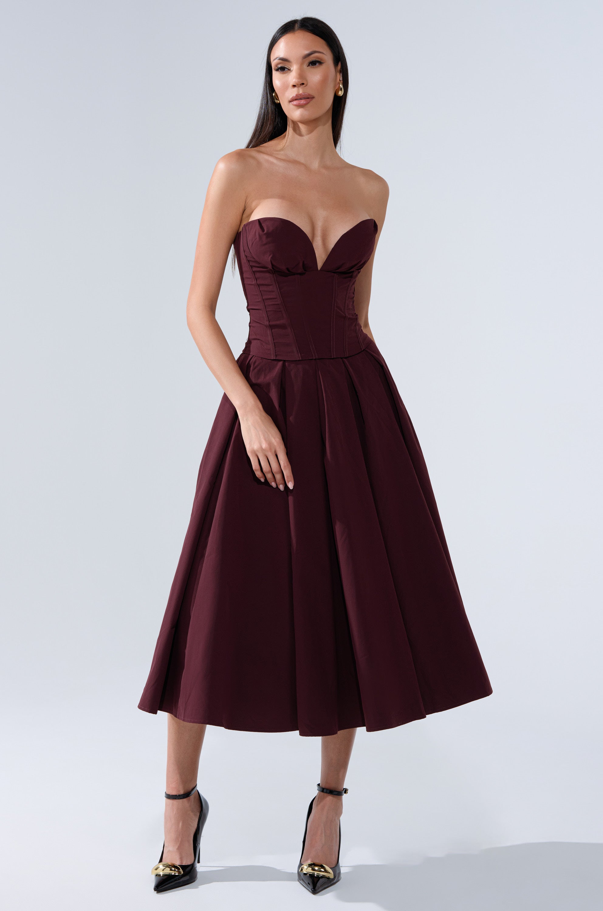 LOVE THIS FOR YOU MAXI SKIRT IN BROWN
