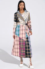 LOGAN PATCHWORK TRENCH