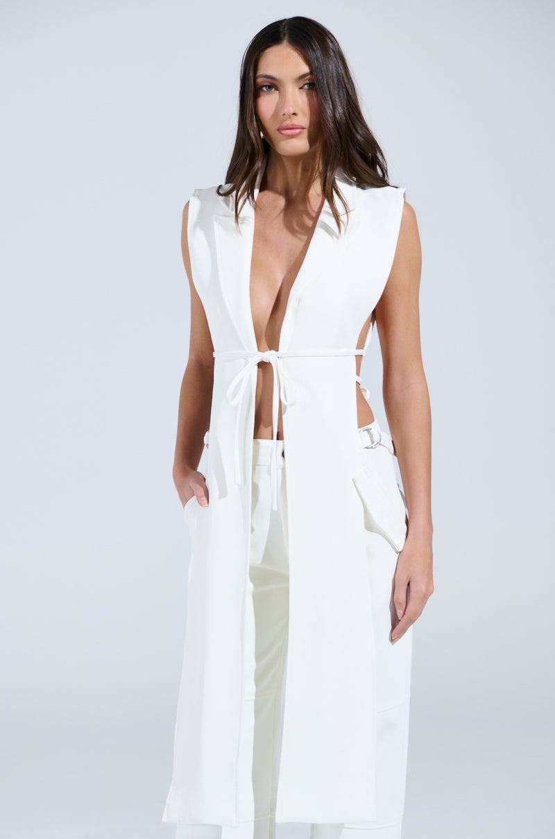 HONEY HONEY TIE VEST