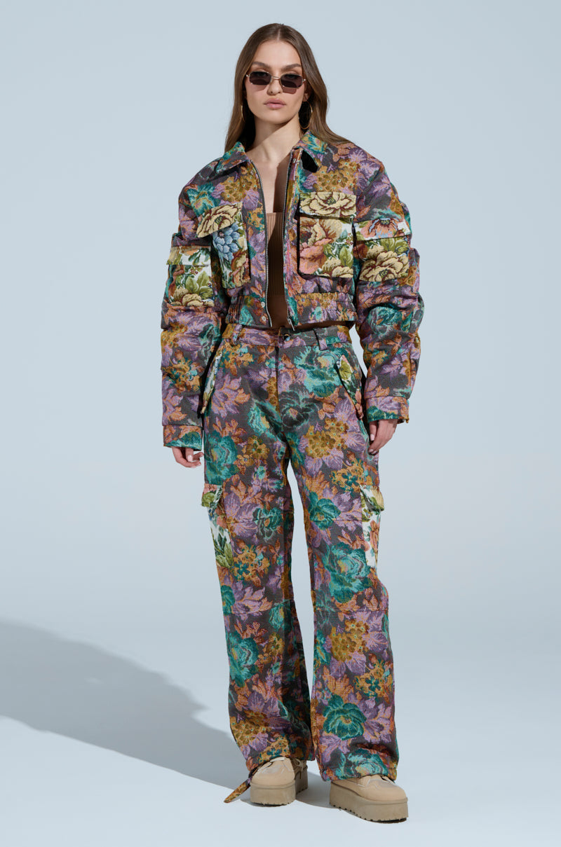 LOGAN SQUARE JACQUARD BOMBER