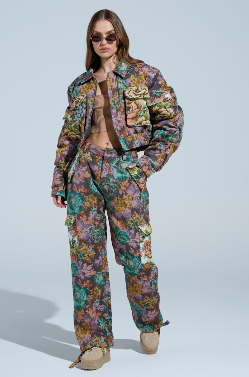 LOGAN SQUARE JACQUARD BOMBER