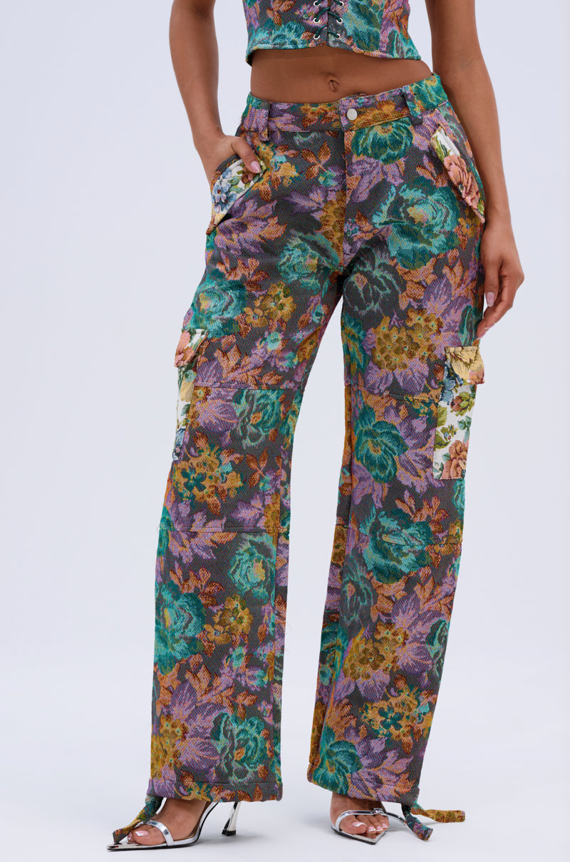 LOGAN SQUARE JACQUARD CARGO PANT