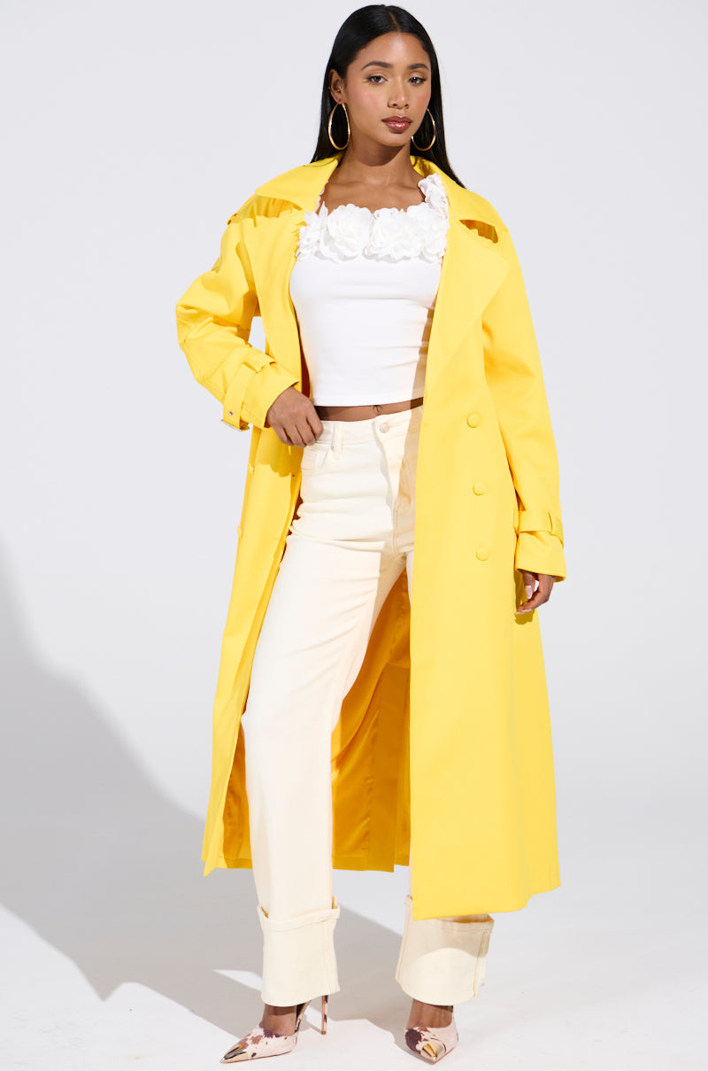 NEW YORK MINUTE TRENCH IN YELLOW