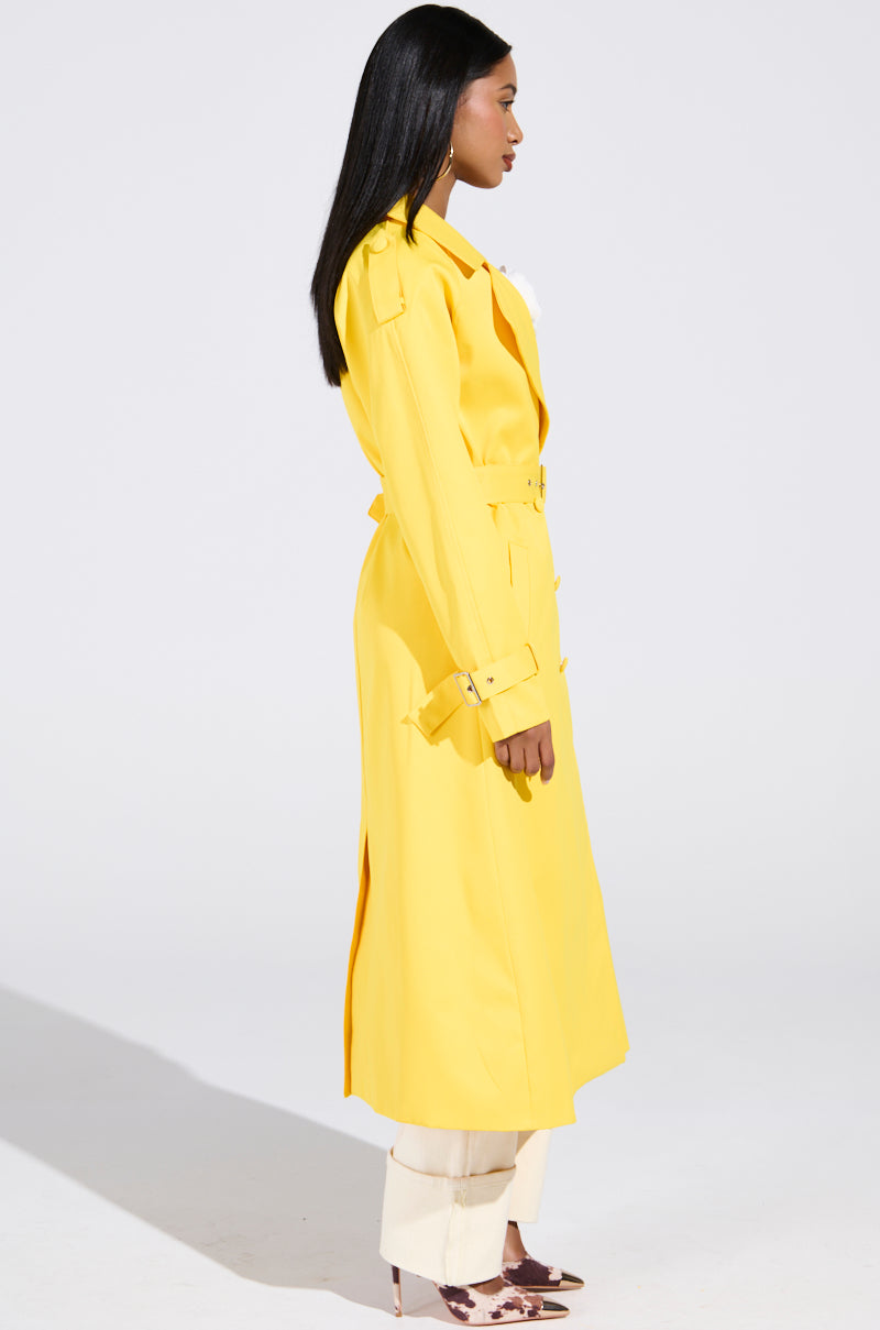 NEW YORK MINUTE TRENCH IN YELLOW