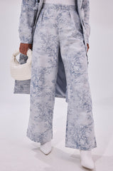 BOOKED N BUSY JACQUARD TROUSER