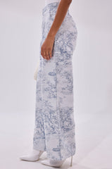 BOOKED N BUSY JACQUARD TROUSER