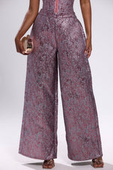 NO COMPETITION BROCADE TROUSER