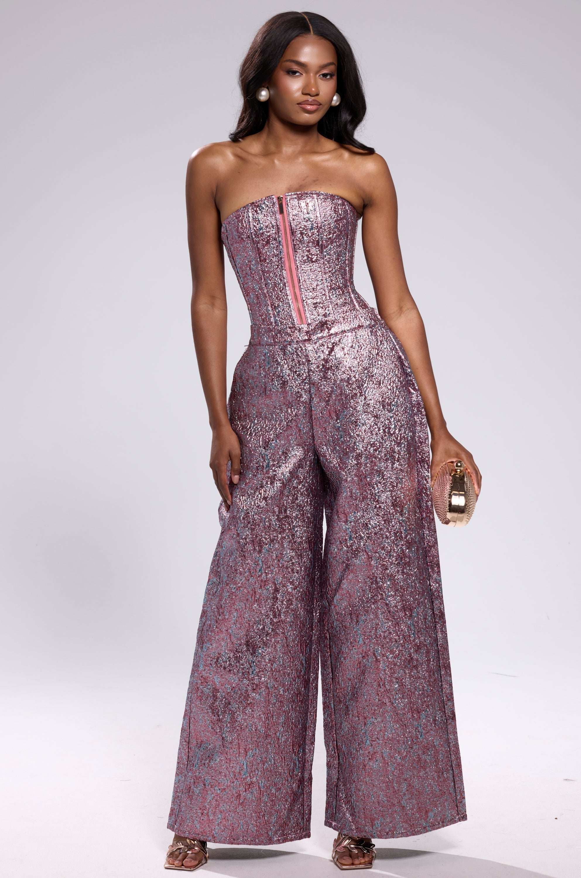 NO COMPETITION BROCADE TROUSER