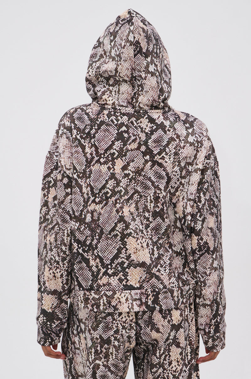 PYTHON HOODED SWEATSHIRT