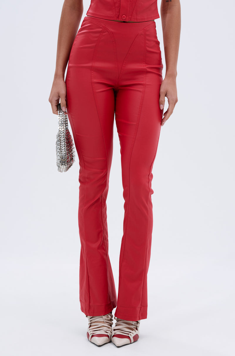 BIG CITY LIVIN FAUX LEATHER LEGGING