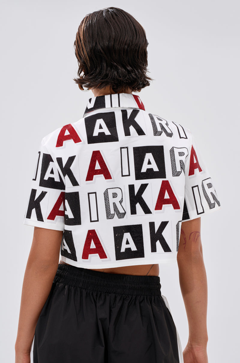 READ IT BABY BUTTON DOWN
