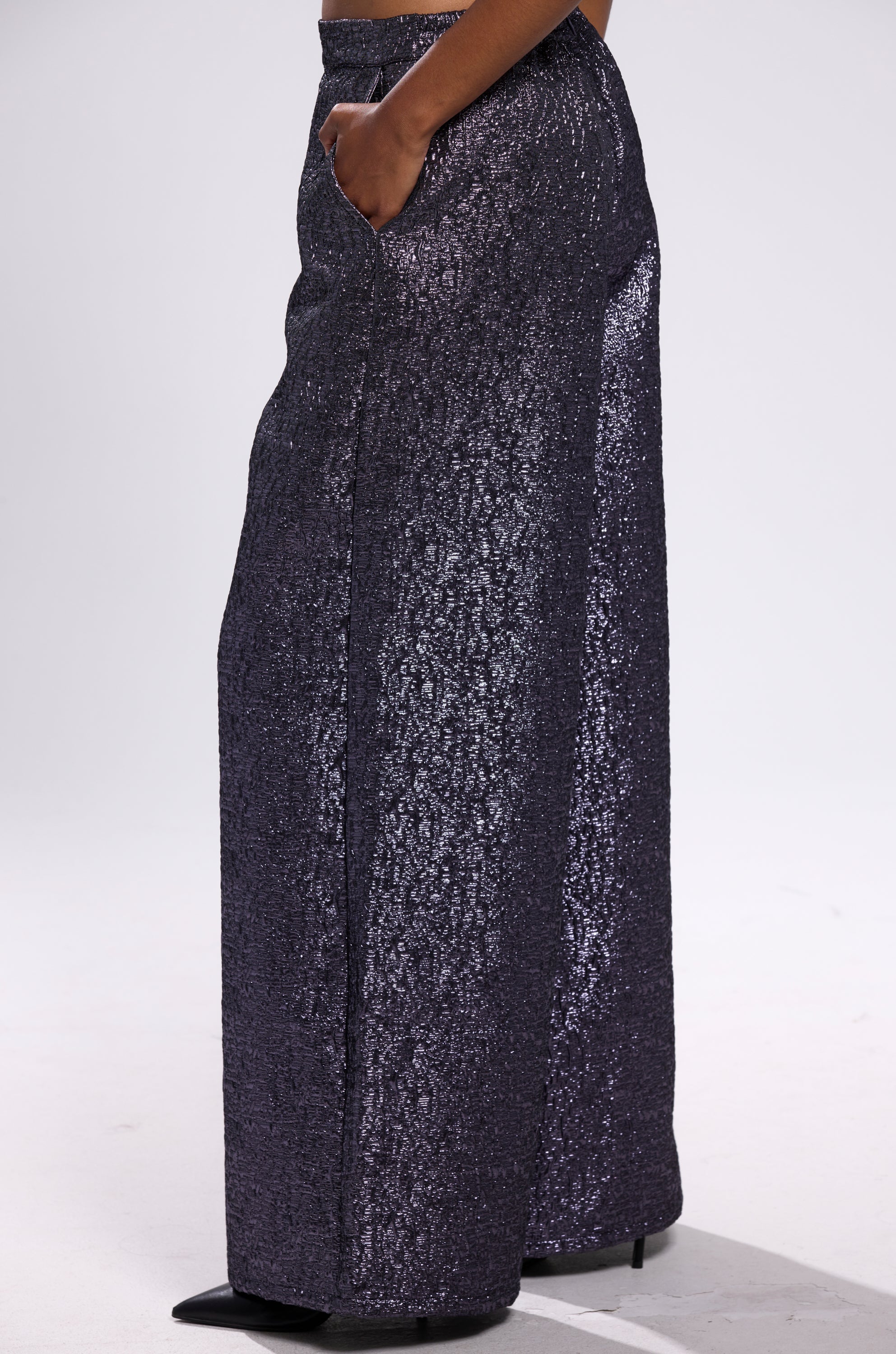 HIGH STANDARD BROCADE TROUSER
