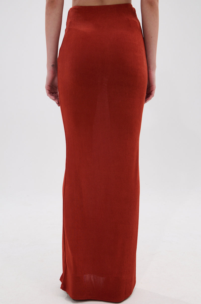 ON MY MIND SLINKY MAXI SKIRT