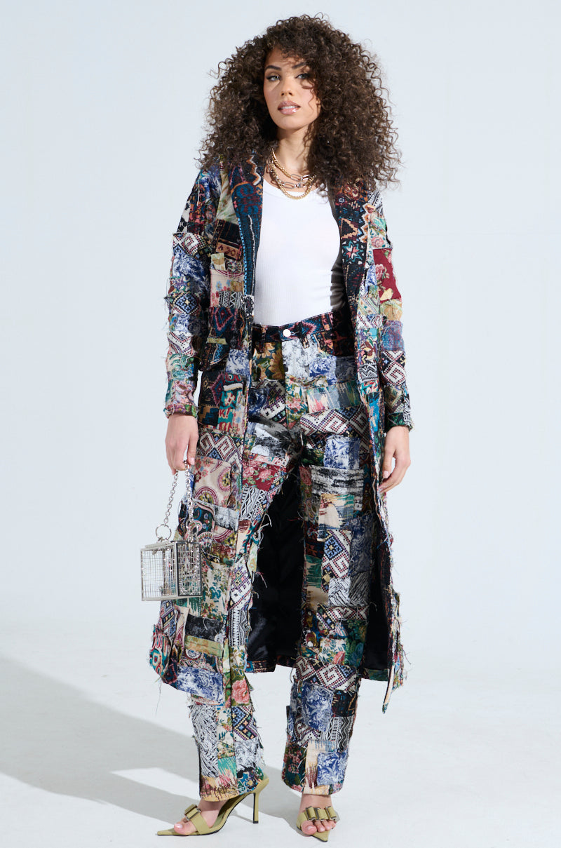 ODESSA PATCHWORK TRENCH