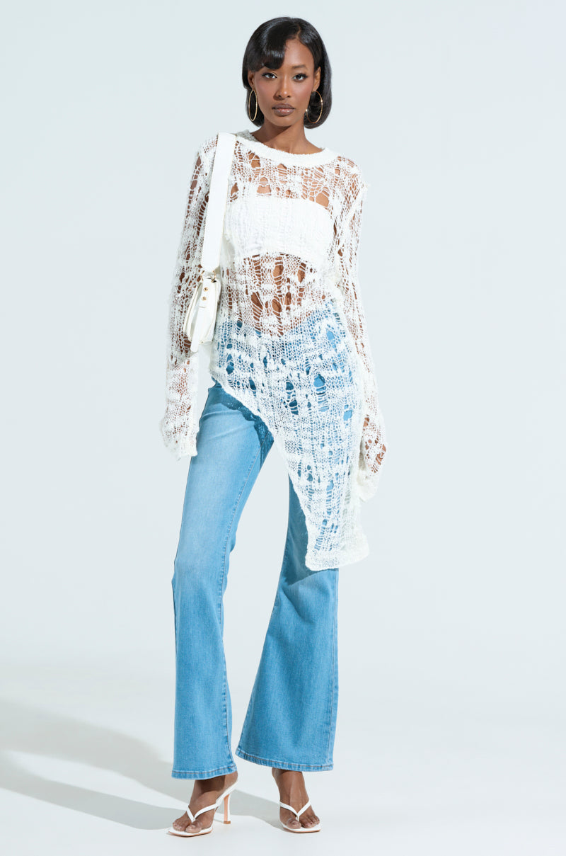 ASYMMETRICAL KNIT TOP
