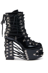 AZALEA WANG XENON BLACK CHUNKY BOOTIE