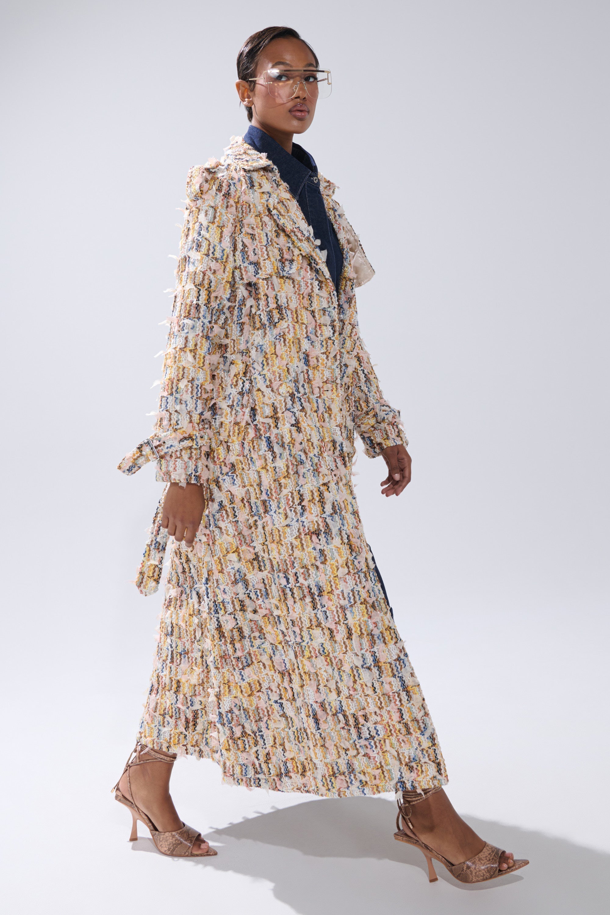 RHODES TEXTURED TRENCH