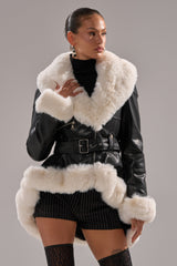BABY IT'S COLD OUTSIDE FUR TRIM MOTO