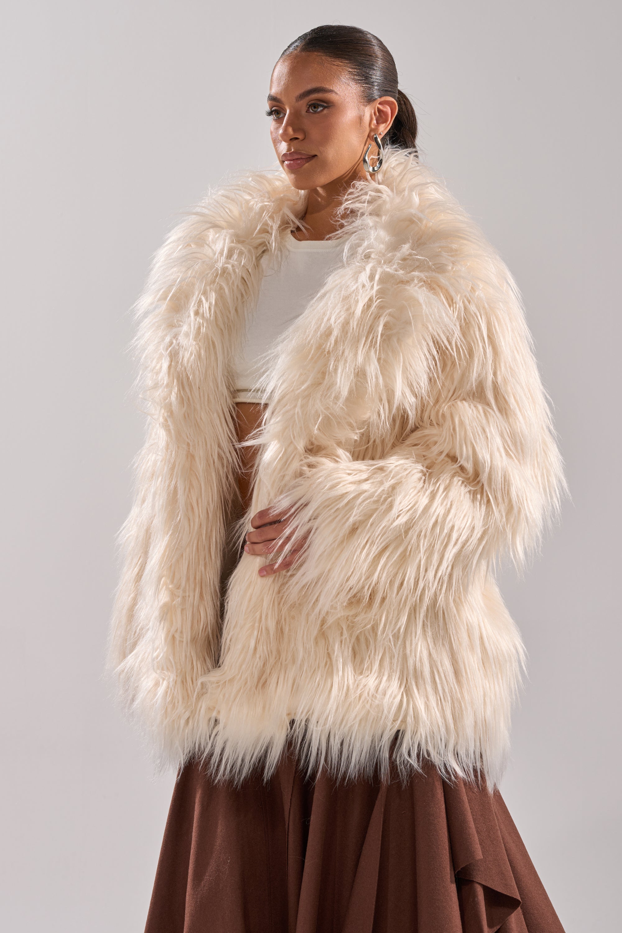 PARK CITY FAUX FUR COAT