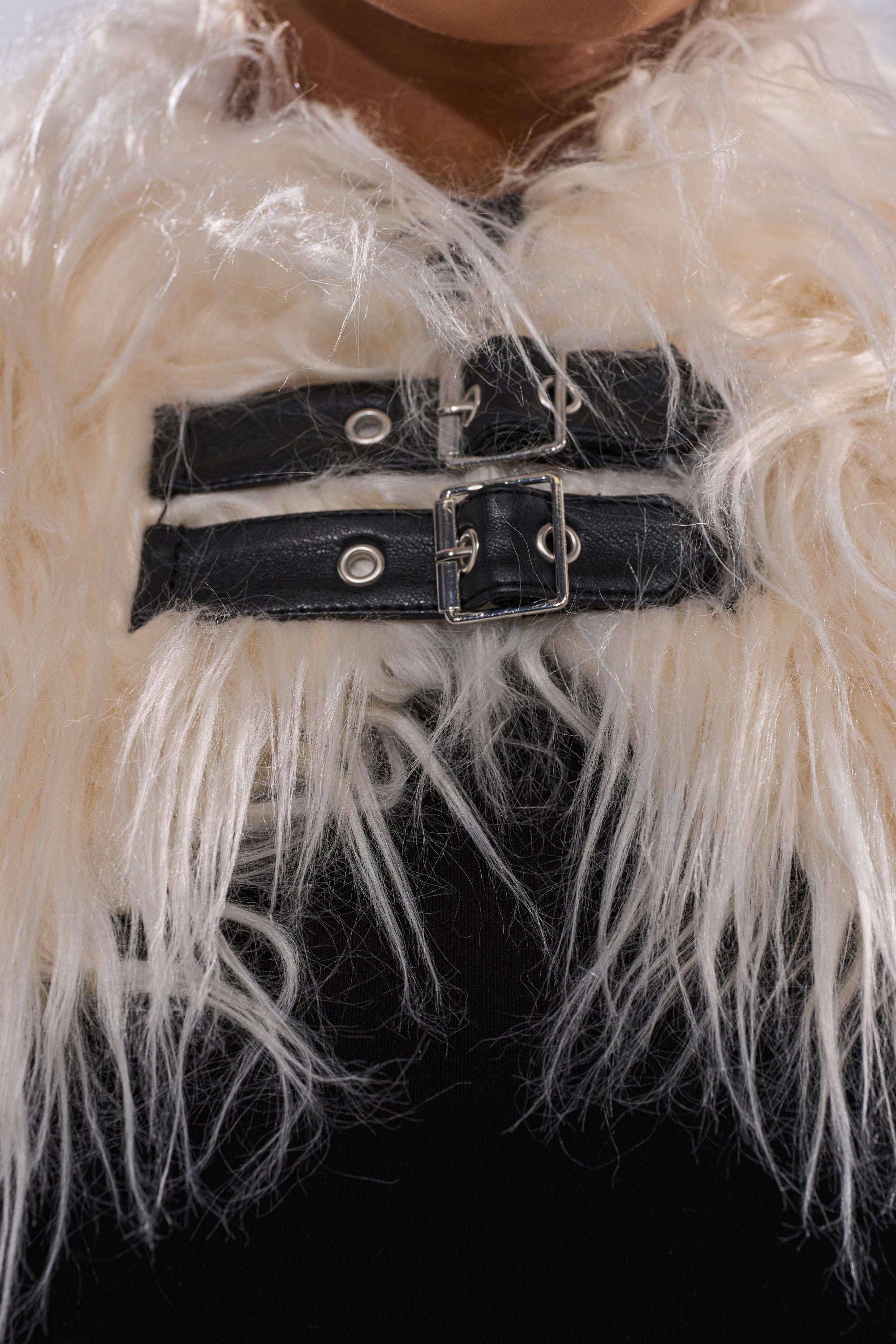 PHIA FAUX FUR BOLERO