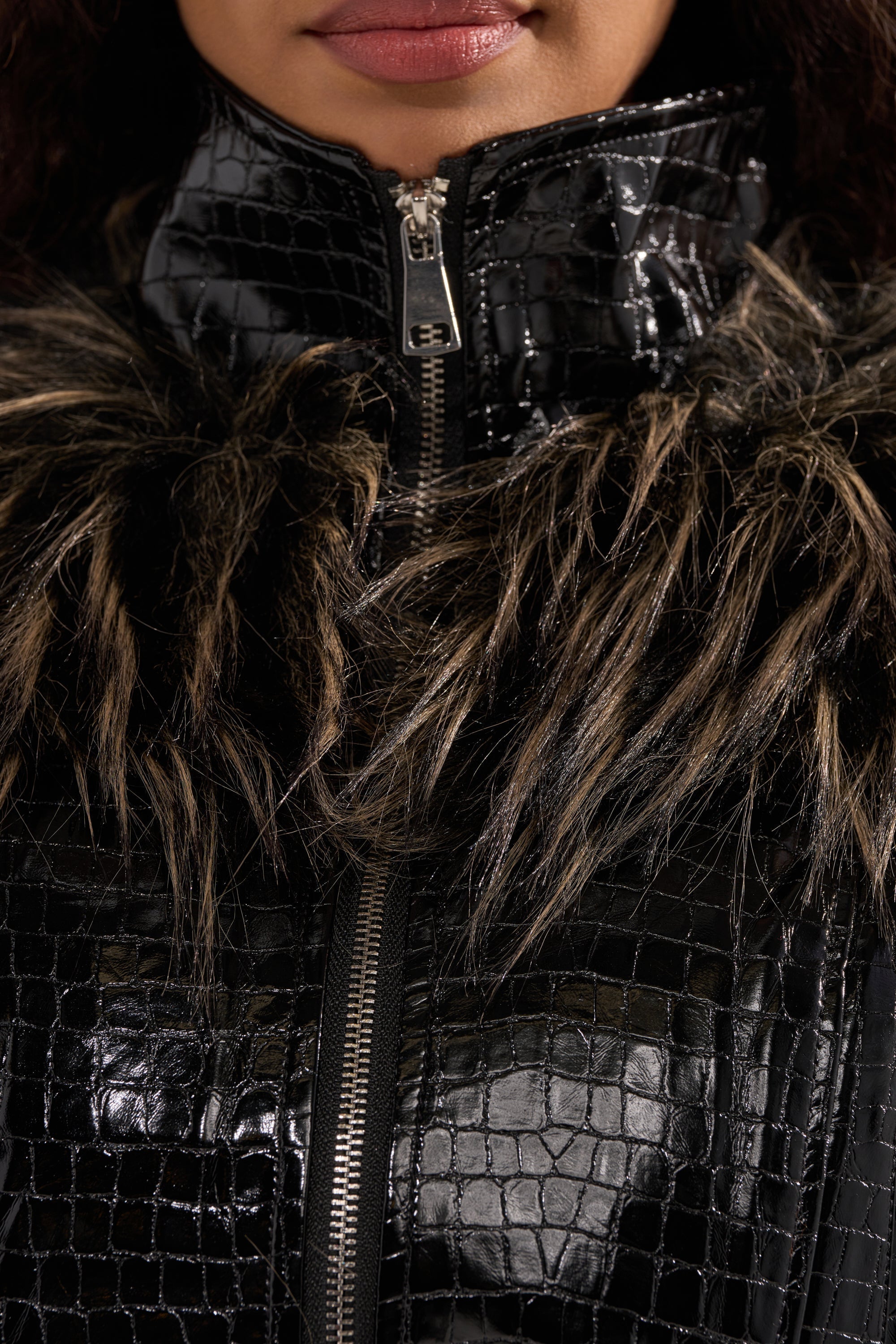 LIGHT IT UP FUR TRIM MOTO