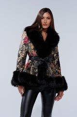 KENZY LUXE FUR TRIM MOTO