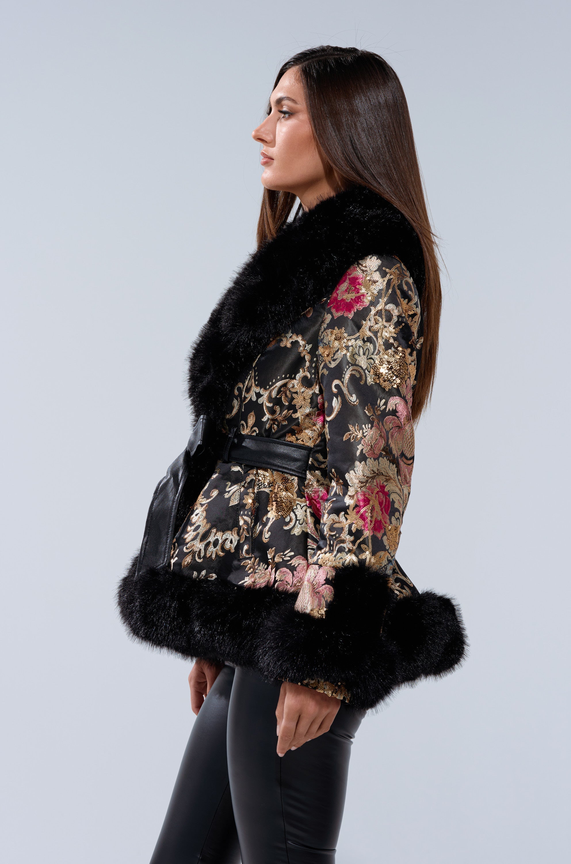 KENZY LUXE FUR TRIM MOTO
