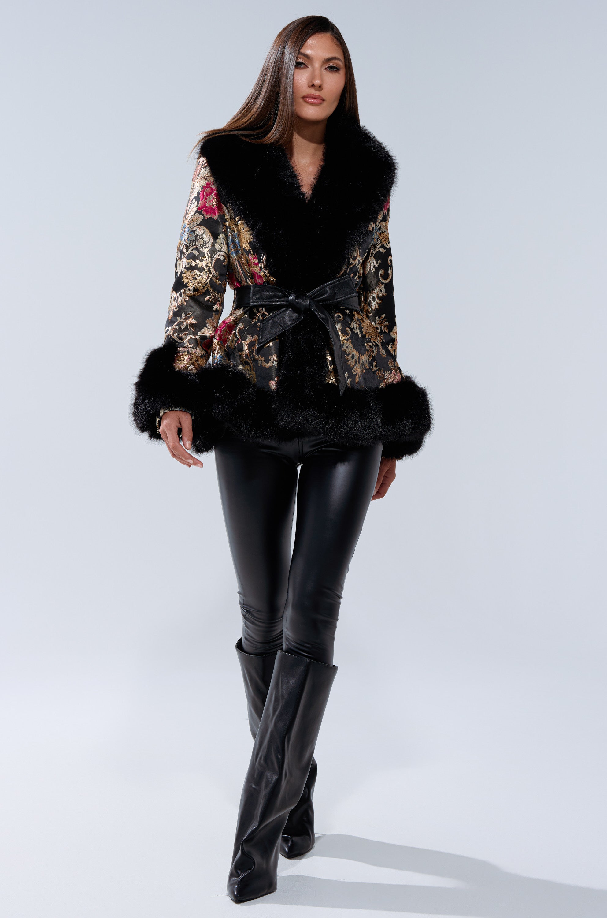 KENZY LUXE FUR TRIM MOTO