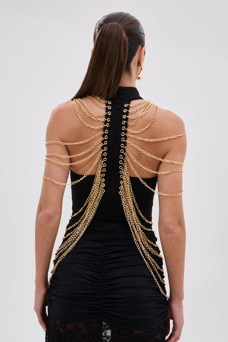 CHAINS DRIP BODYSUIT
