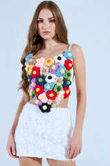 PENELOPE FLORAL CORSET TOP