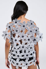 FLOWER POWER OVERSIZED TSHIRT