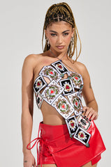 QUEEN OF HEARTS TOP