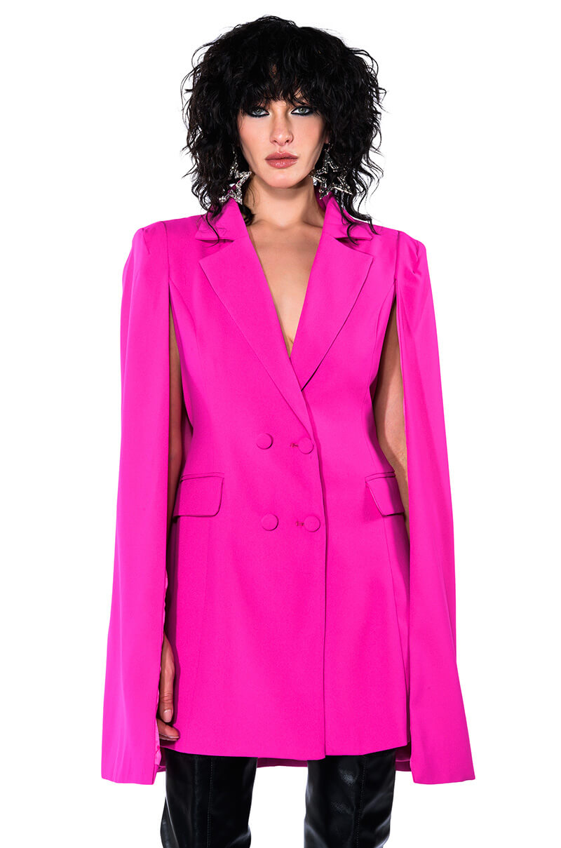 A LA MODE MINI BLAZER DRESS