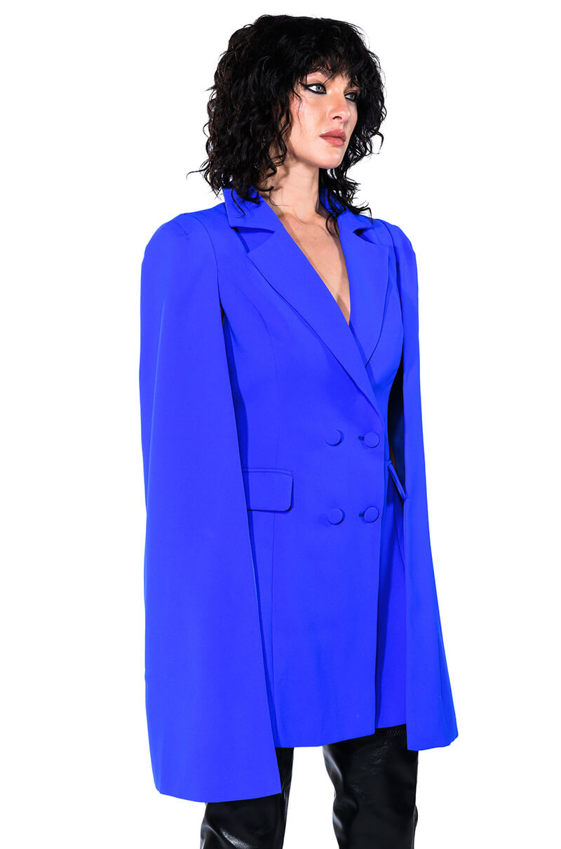 A LA MODE MINI BLAZER DRESS