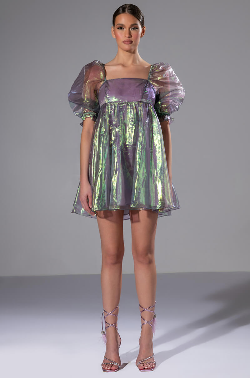 ANOTHER DREAM FLOUNCE MINI DRESS