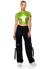ARIES METALLIC RIB SHORT SLEEVE T SHIRT