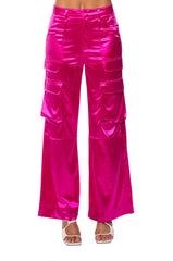 ASTRA WIDE LEG CARGO IN PINK