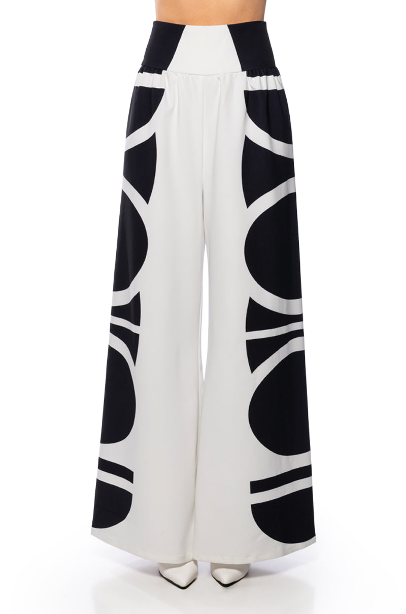 AT THE VILLA PALAZZO BANDED PANT