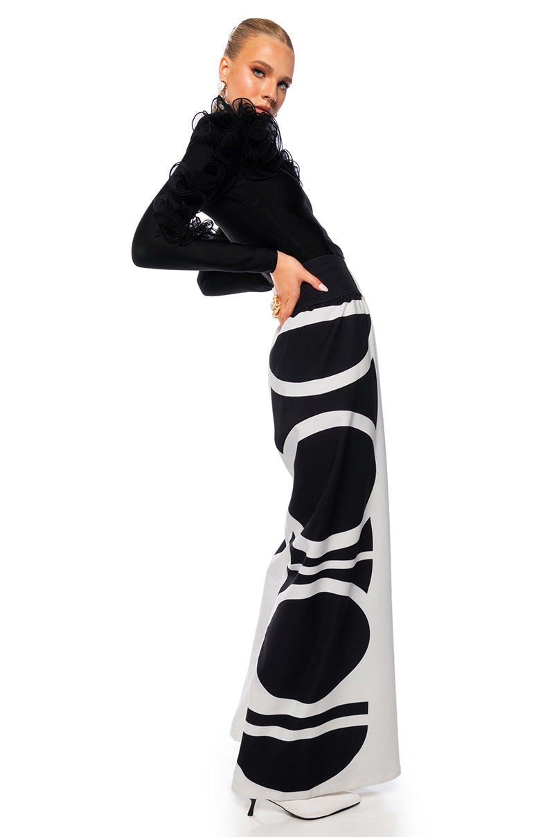 AT THE VILLA PALAZZO BANDED PANT