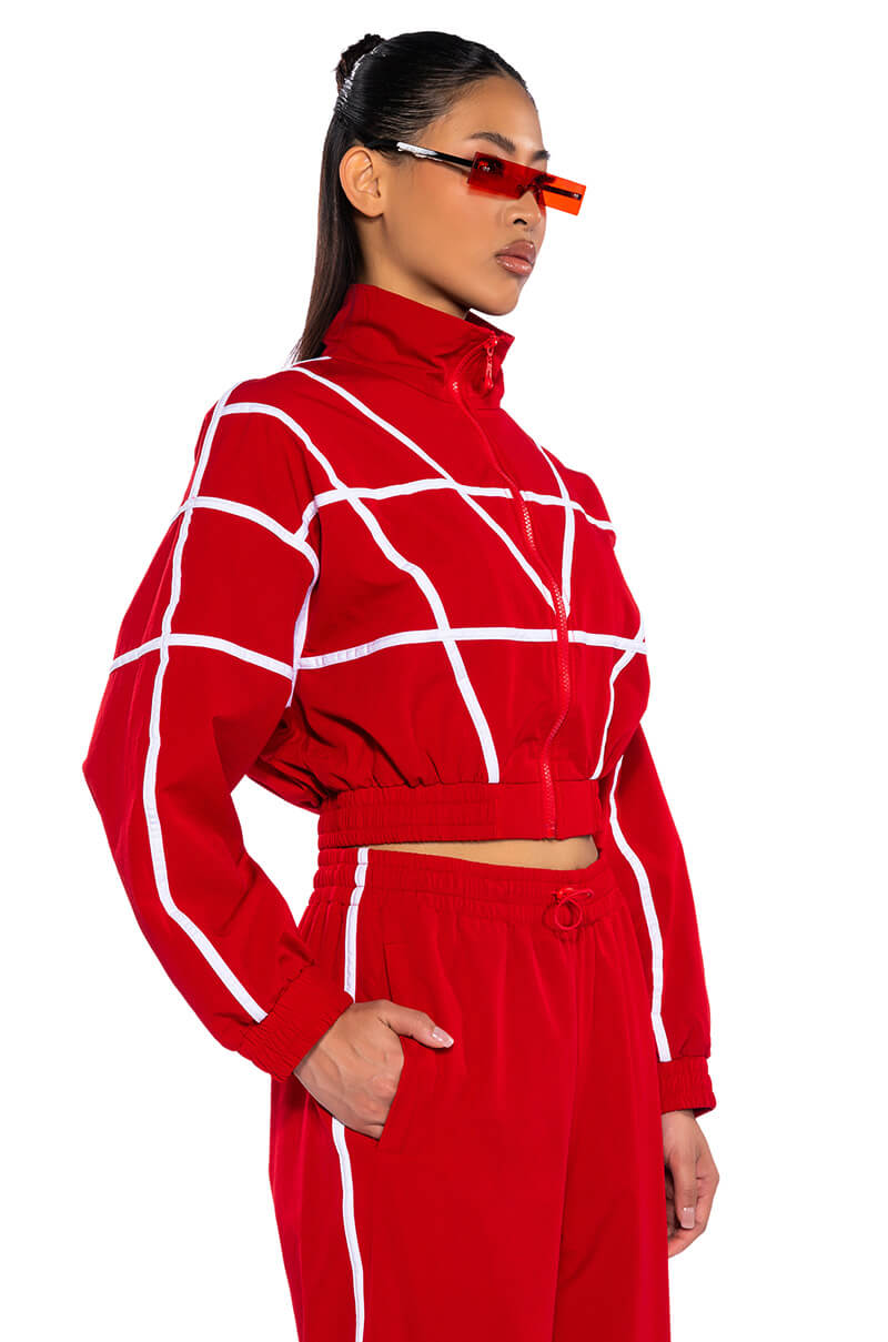 AZALEA WANG TRACK BOMBER