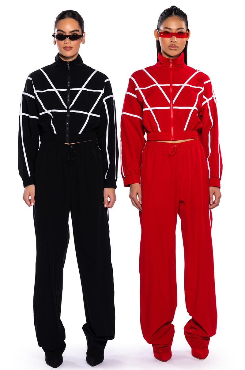 AZALEA WANG TRACK BOMBER
