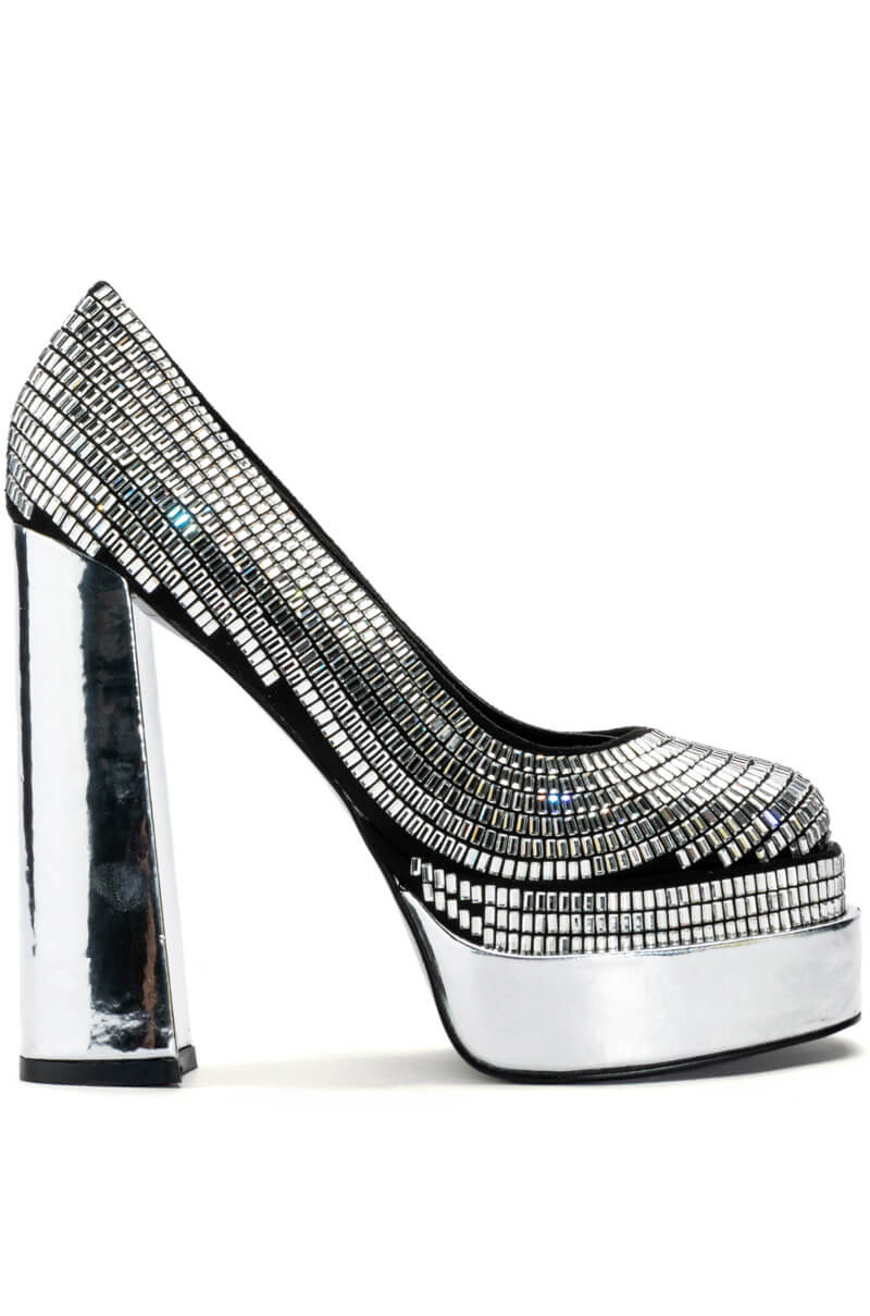 AZALEA WANG PHILIPA CHUNKY PLATFORM IN SILVER